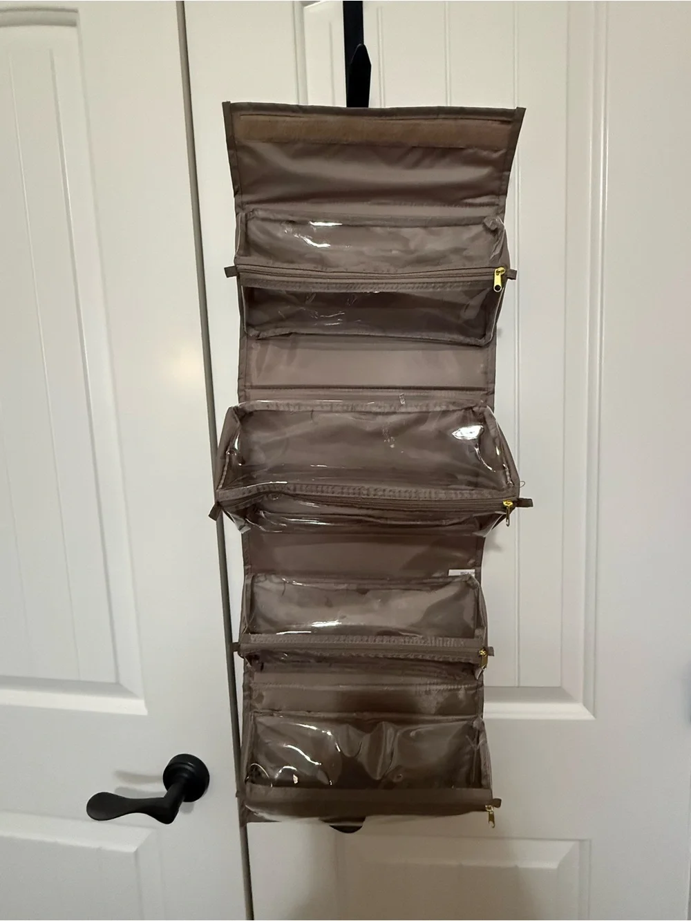 Quilted Grey Toiletries Bag